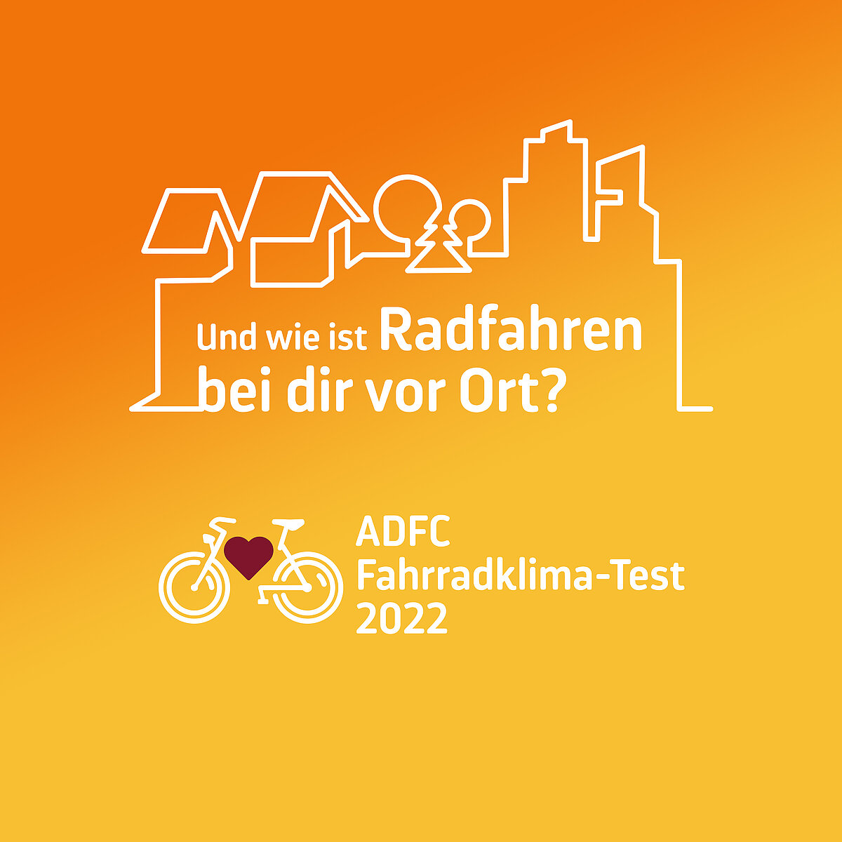 Wie ist Radfahren bei dir vor Ort - ADFC Fahrradklima-Test