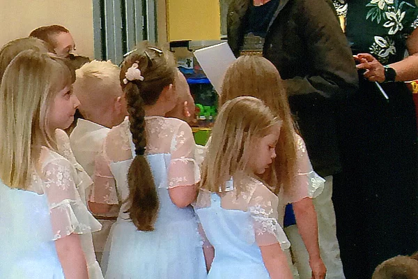 Eine Meldorferin zu Besuch im Kindergarten in Gryfice