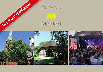 Titelbild der Broschüre "Ein Tag in Meldorf" 