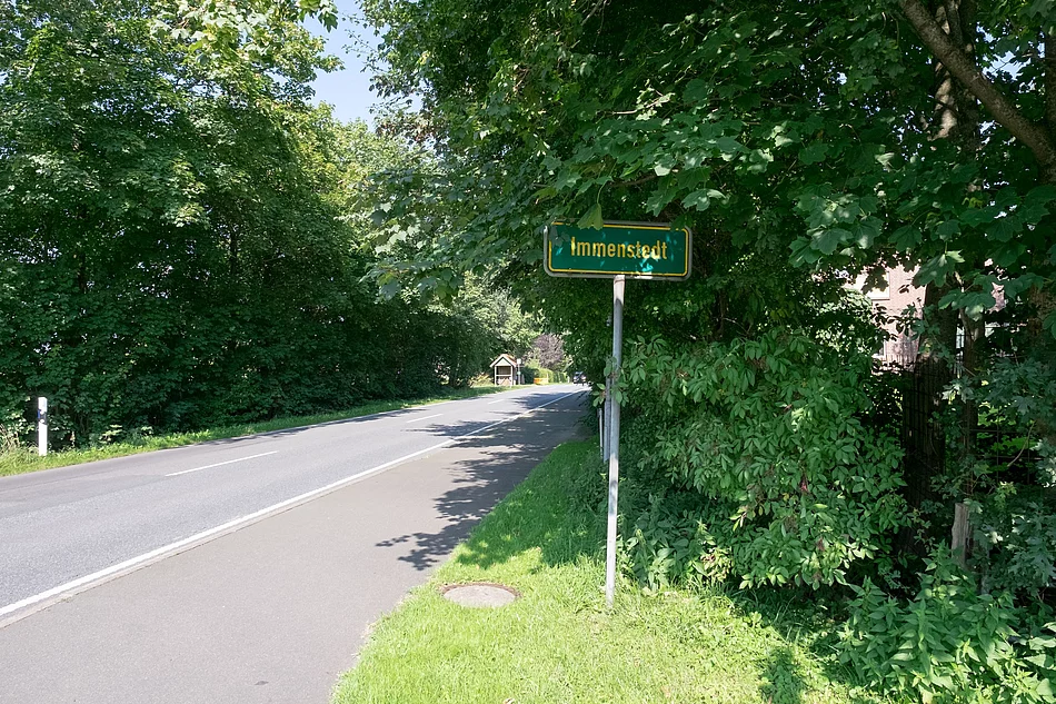 Ortseingang Immenstedt Ortseingang Immenstedt